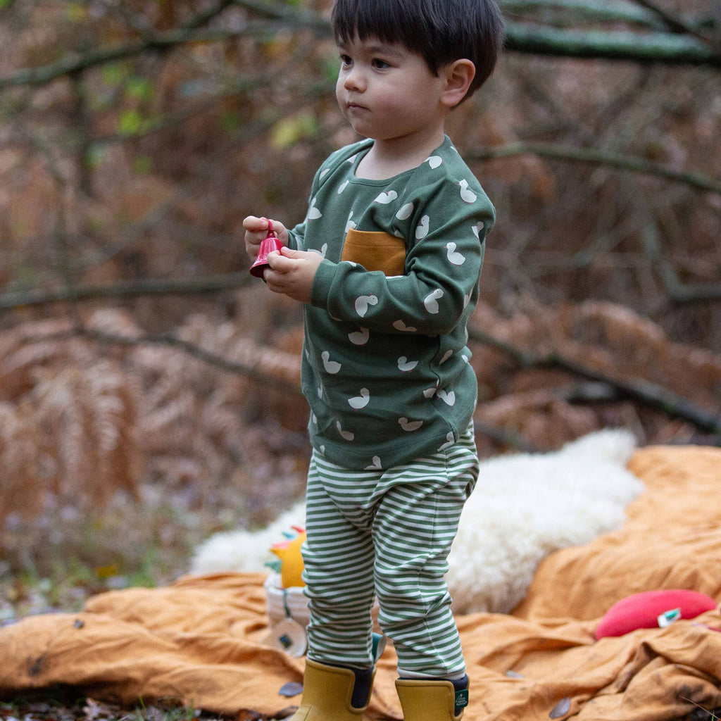 Olive Ducks Organic T-Shirt & Jogger Playset