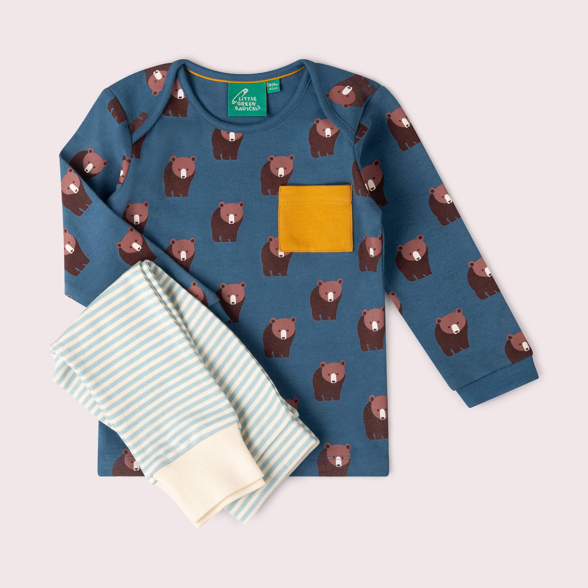 Blue Bears Organic T-Shirt & Jogger Playset