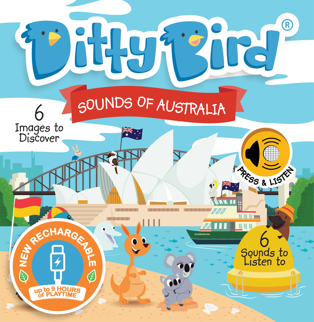 Ditty Bird Baby Sound Book: Sounds of Australia USB-C