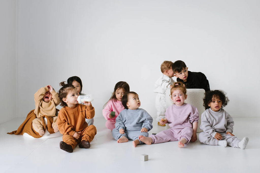 Tiny Trove Woodie 3D Logo Tracksuit - Cinnamon